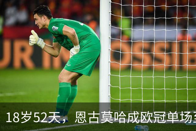 18岁52天，恩古莫哈成欧冠单场至少2次助攻第三年轻球员
